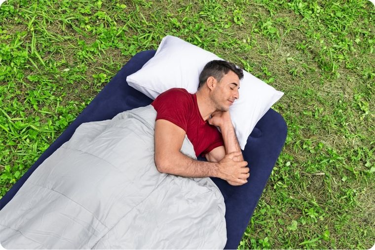 Bestway, Twin, materac welurowy, 188-99-22 cm