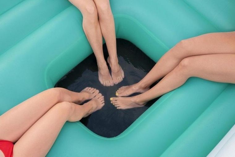 Bestway, Wyspa, dmuchany materac, 300-275 cm