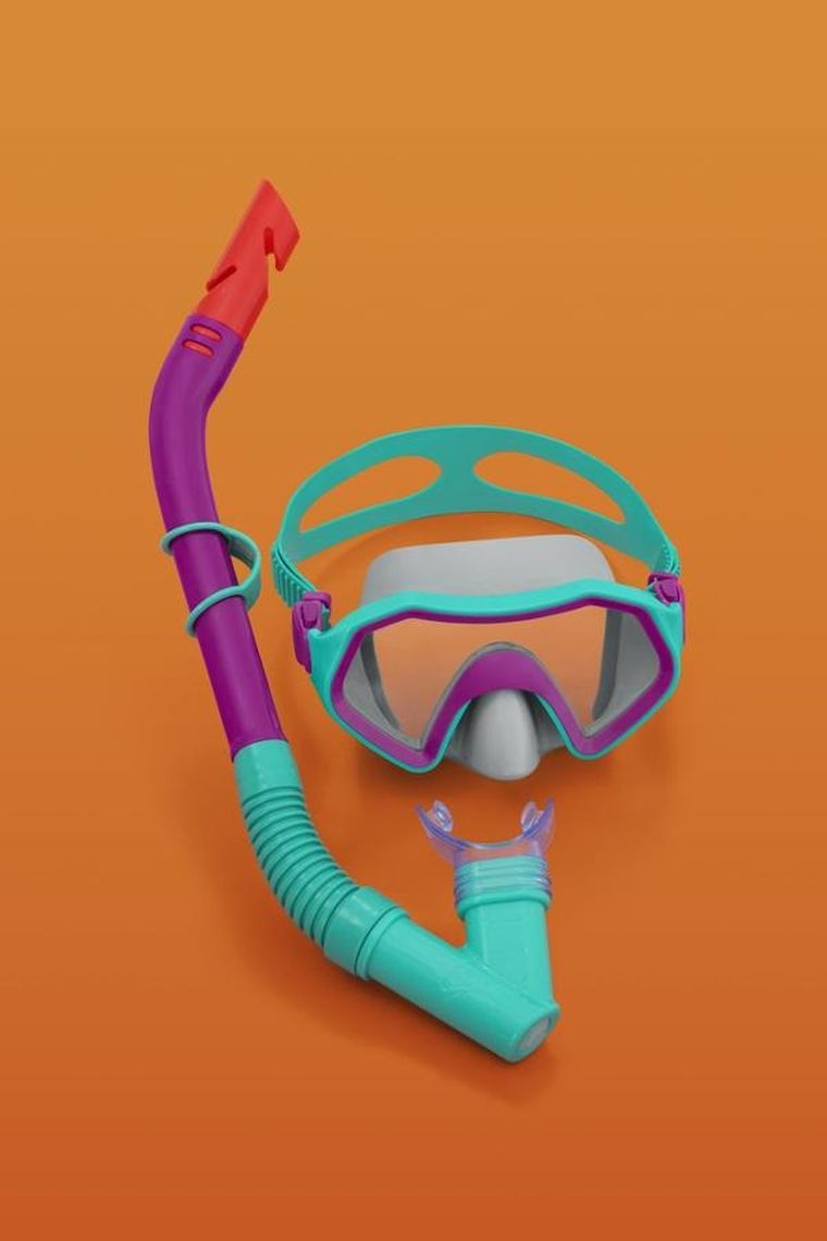 Bestway, zestaw do nurkowania, fioletowy, 24025