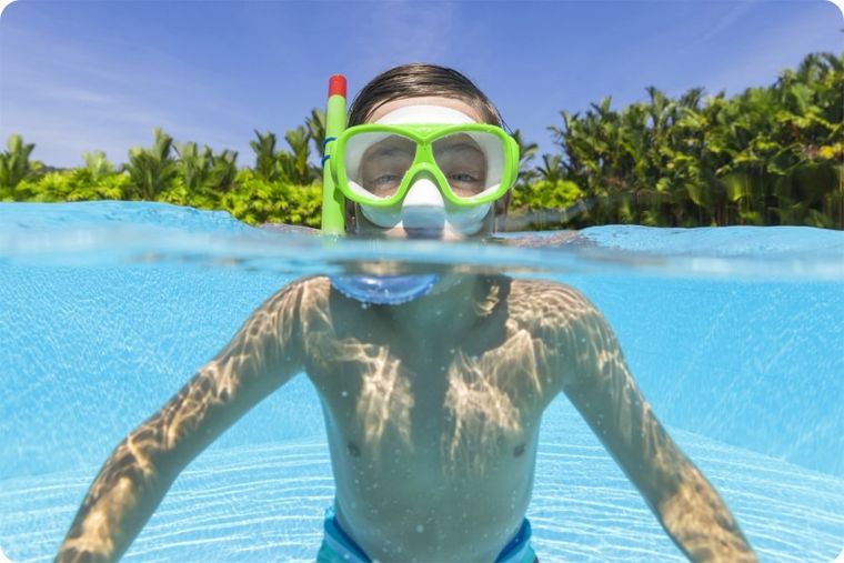 Bestway, zestaw do nurkowania, zielony