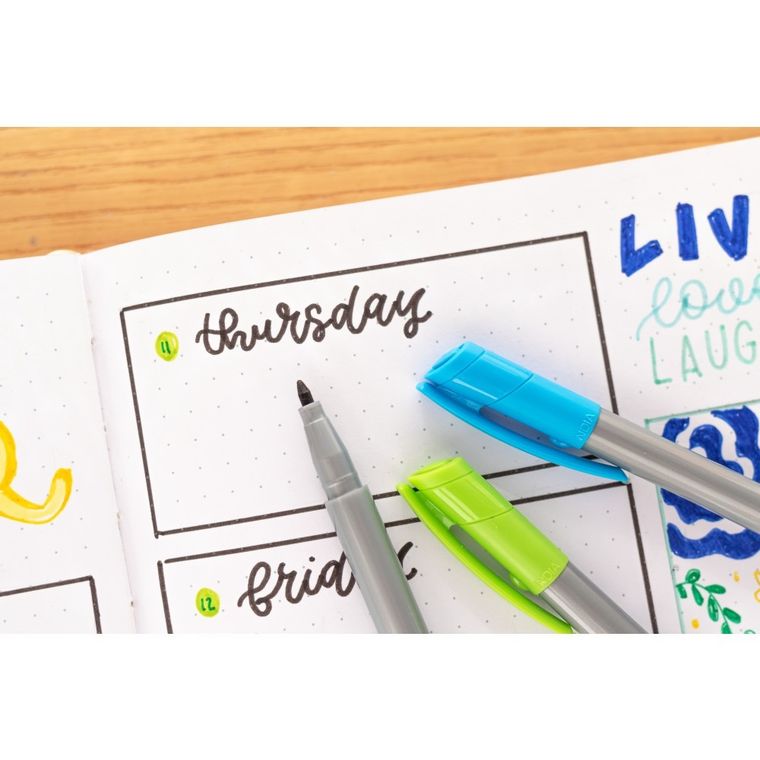 Bic, Intensity Medium, cienkopis, 4 kolory