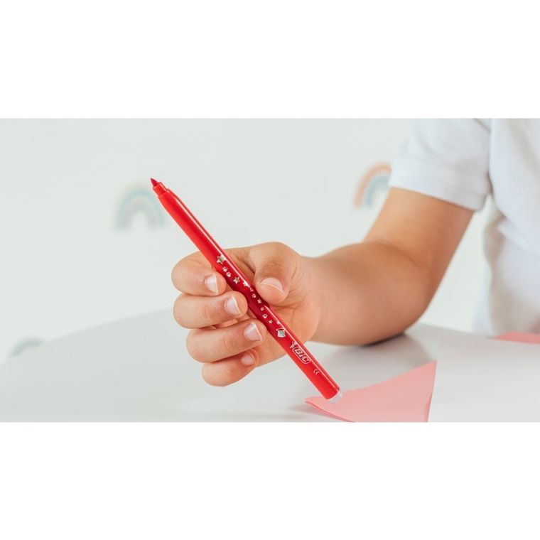 Bic, Kids, Coulour Erase, magiczne flamastry, 10 kolorów + 2