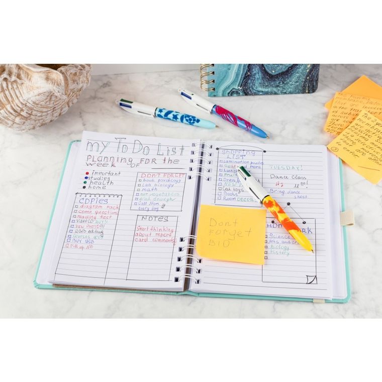 Bic, Velours Ast, długopis 4 kolorowy