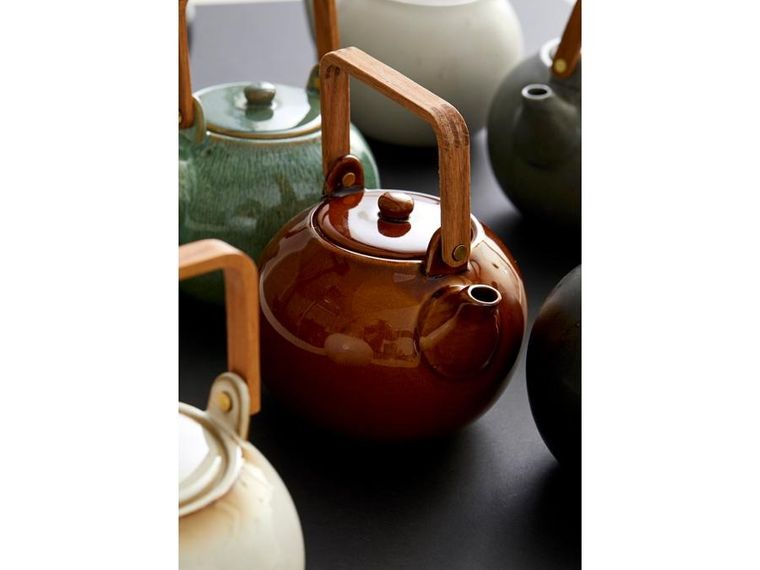 Bitz, dzbanek kamionkowy z sitkiem, szary, 1,2l