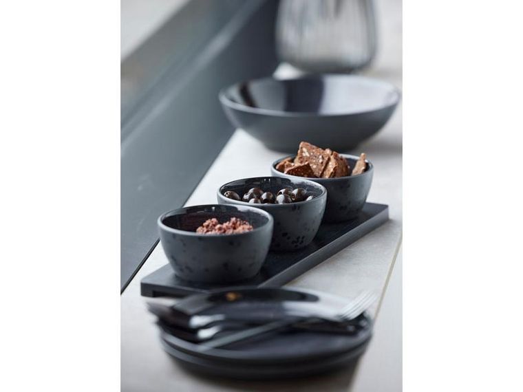 Bitz, zestaw misek, wood/sand stoneware, 12 cm, 4 szt.