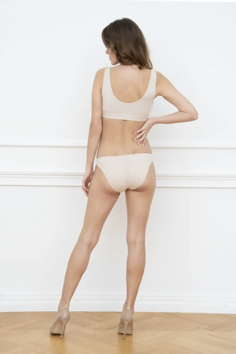 Biustonosz damski do karmienia, jasnoróżowy, Lux, Italian Fashion