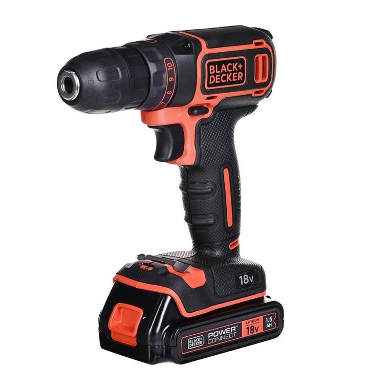 Black&Decker, wiertarko-wkrętarka, 18V, BDCDC18BAFC-QW