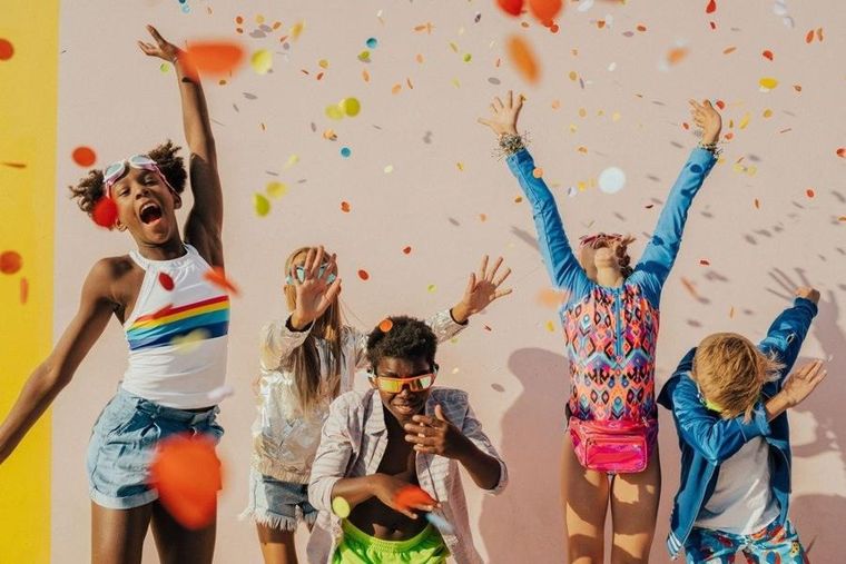 Bling2o, Lawa, maska do pływania, limonkowa