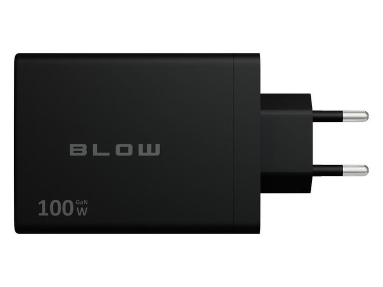 Blow, ładowarka sieciowa, USB-CX4, PD, 100W, GAN, czarna