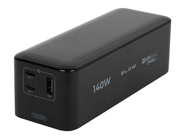 Blow, power bank, czarny, 27000MAH,140W, AIR99.9