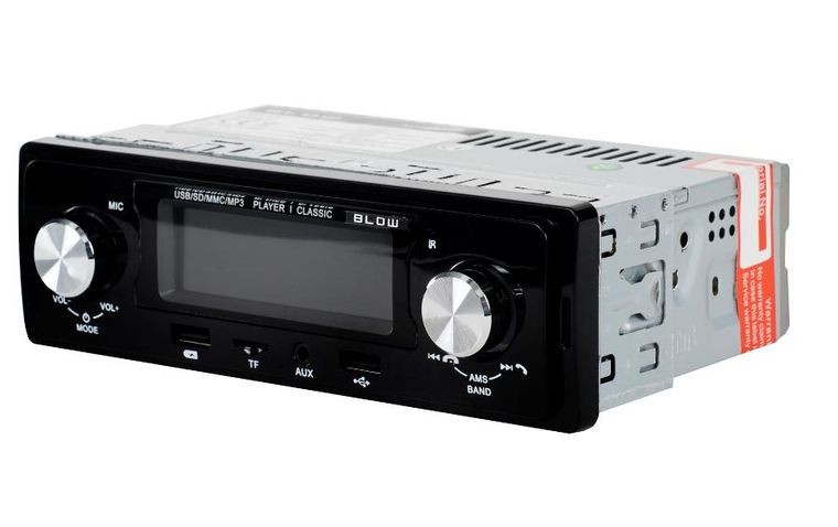 Blow, radio samochodowe, CLASSIC 78-287#, Bluetooth, USB + AUX + karty SD