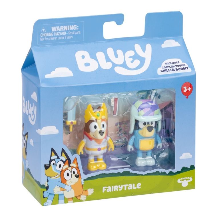 Bluey, Baśniowe Postacie, zestaw figurek, 2 szt.