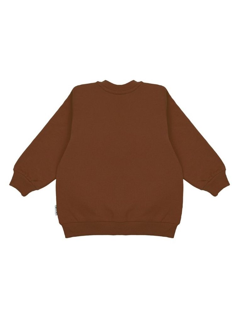 Bluza chłopięca, rozpinana, brązowa, Nicol