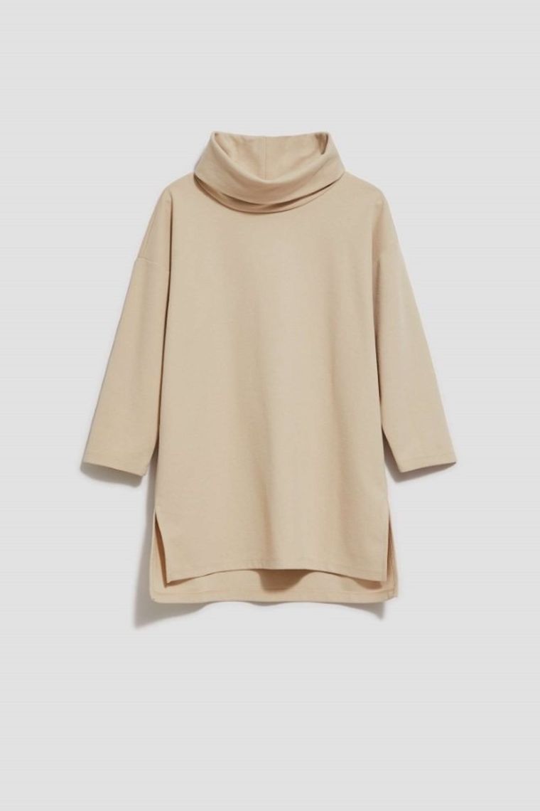 Bluza damska, beżowa, Moodo