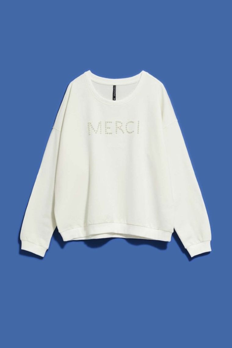 Bluza damska, biała, Moodo