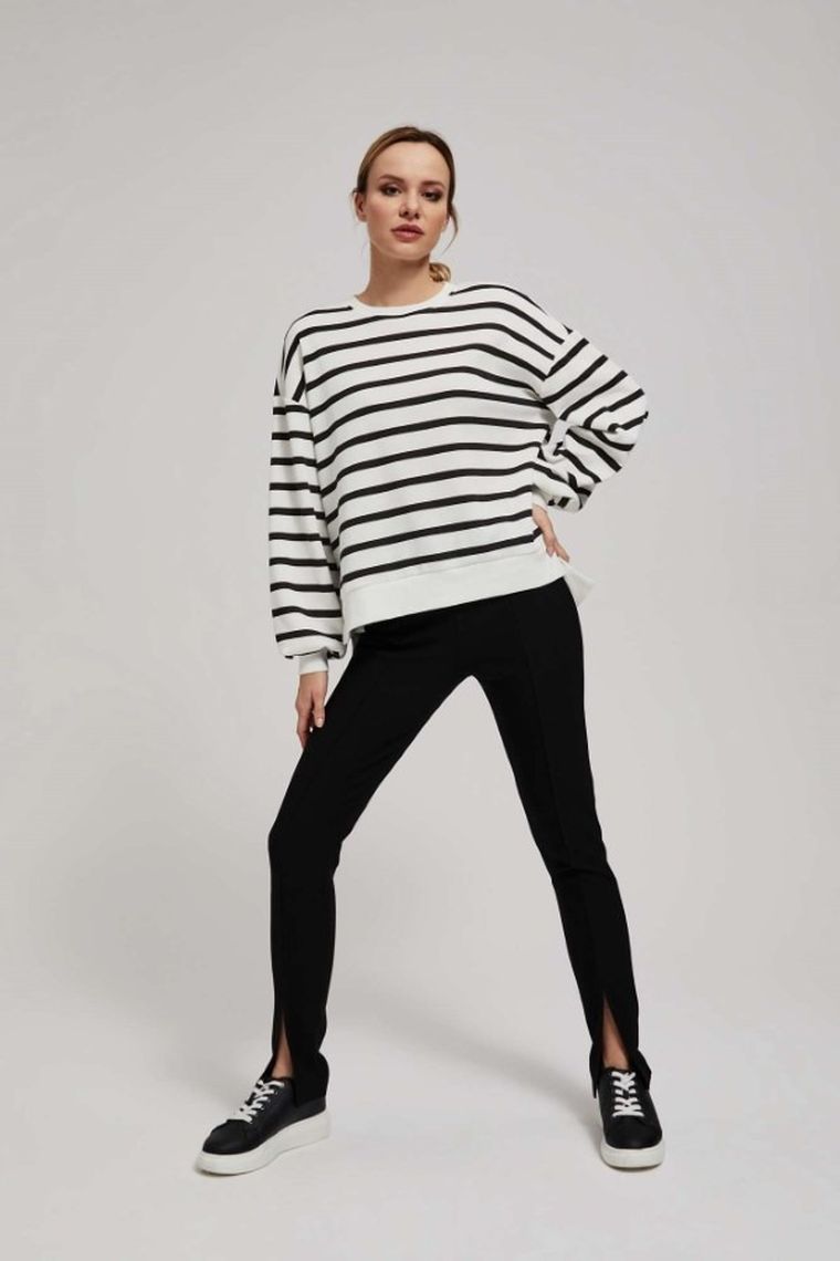 Bluza damska, biała, Moodo