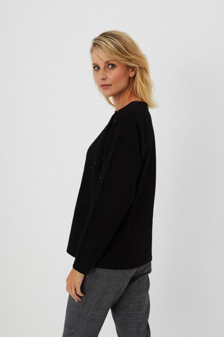 Bluza damska, czarna, Moodo