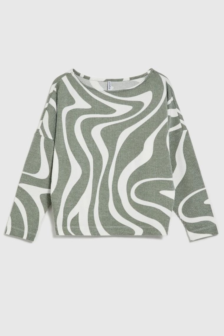 Bluza damska, khaki, Moodo