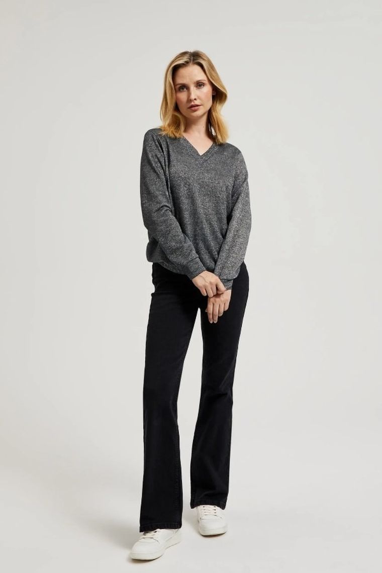 Bluza damska, szara, Moodo