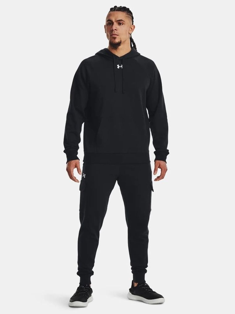 Bluza męska z kapturem, czarna, Under Armour