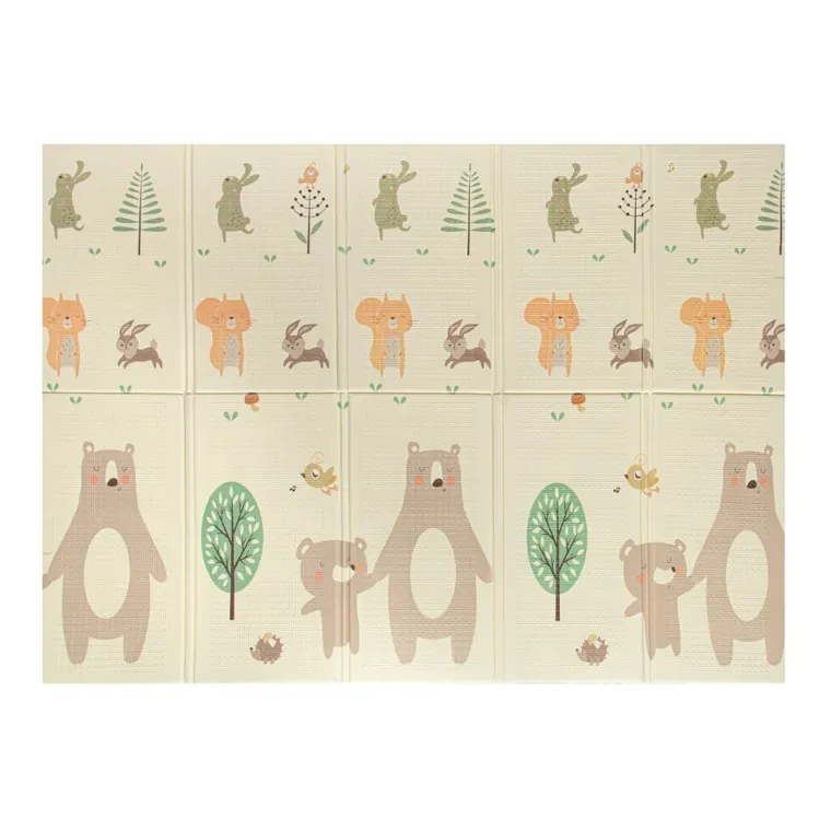 Bocioland, Miś, mata piankowa, składana, 150-200 cm