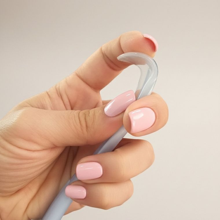 Bocioland, silikonowa łyżeczka, niebieska