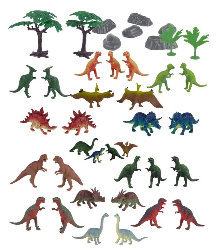 Boley, Dinozaury, zestaw figurek, 40 elementów