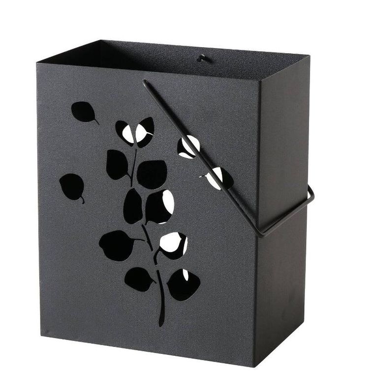 Boltze Garden, Calypso, lampion metalowy, czarny, 2 szt.