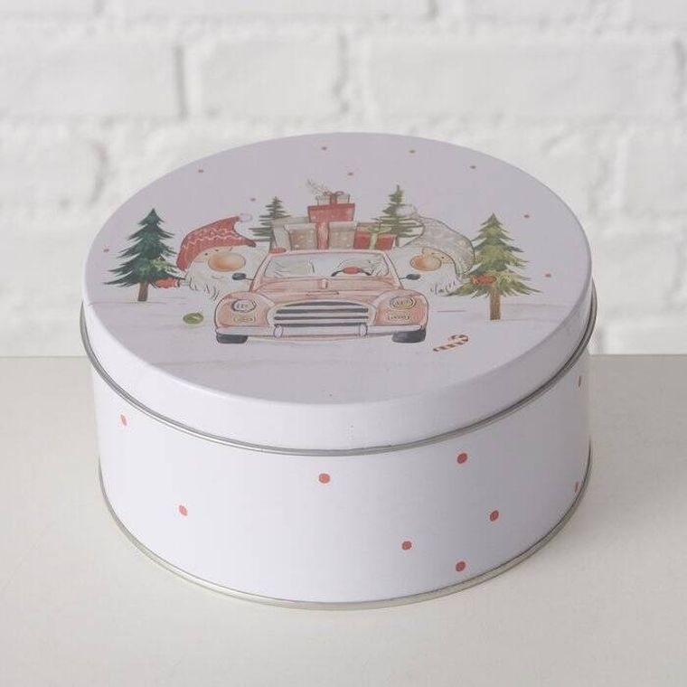 Boltze Home, Carrie, zestaw trzech puszek do przechowywania, średnica 14-20 cm