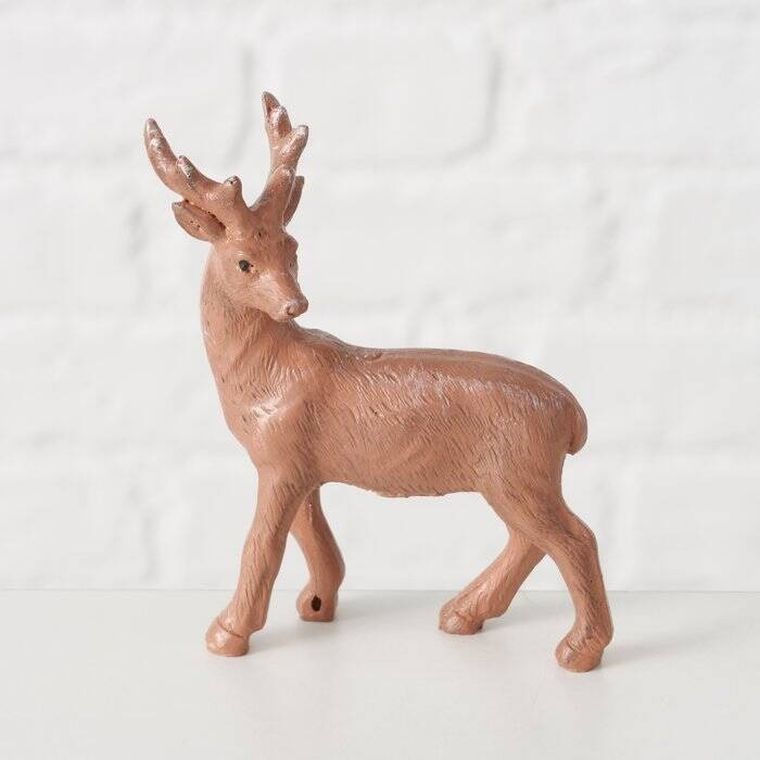 Boltze Home, dekoracyjna taca z figurkami i świecznikami, dł. 42 cm