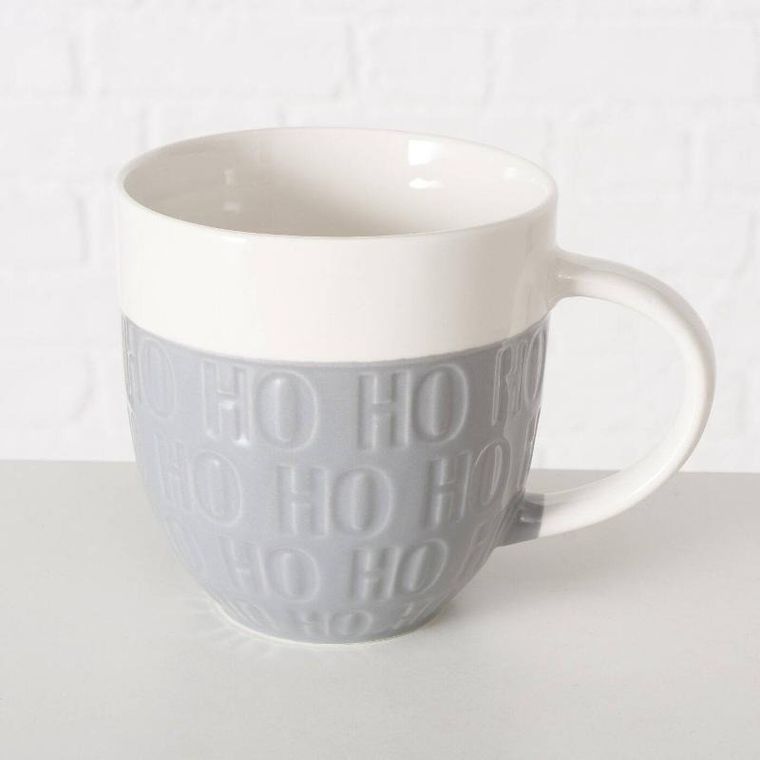 Boltze Home, Hoho, kubek jumbo ze świątecznym motywem, 600 ml