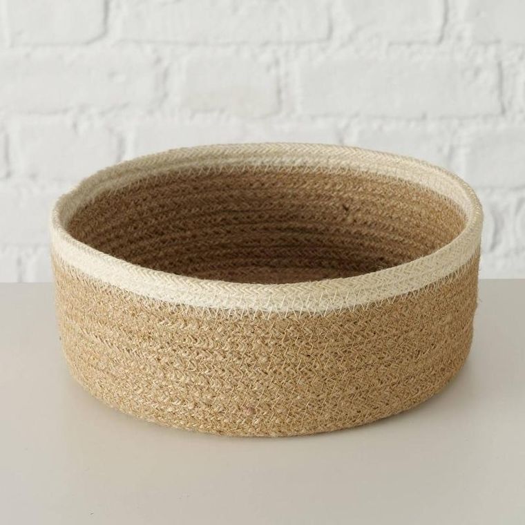 Boltze Home, kosze dekoracyjne Cunas, 3 szt., jutowe