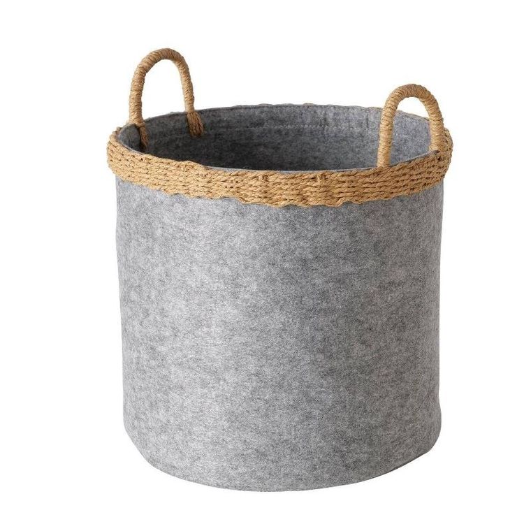 Boltze Home, kosze do przechowywania, Nilo, filcowe, okrągłe, 2 szt.