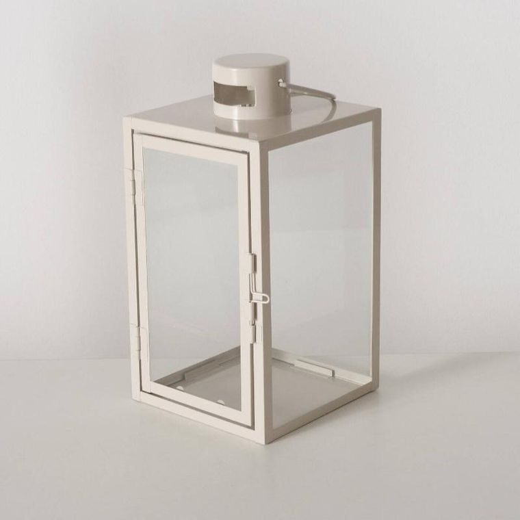 Boltze Home, lampiony metalowe, Arania, beżowe, 2 szt.