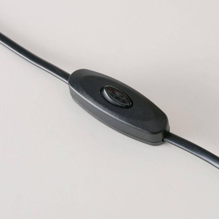 Boltze Home, metalowa lampka stołowa Clover, szary klosz, Ø 25 cm