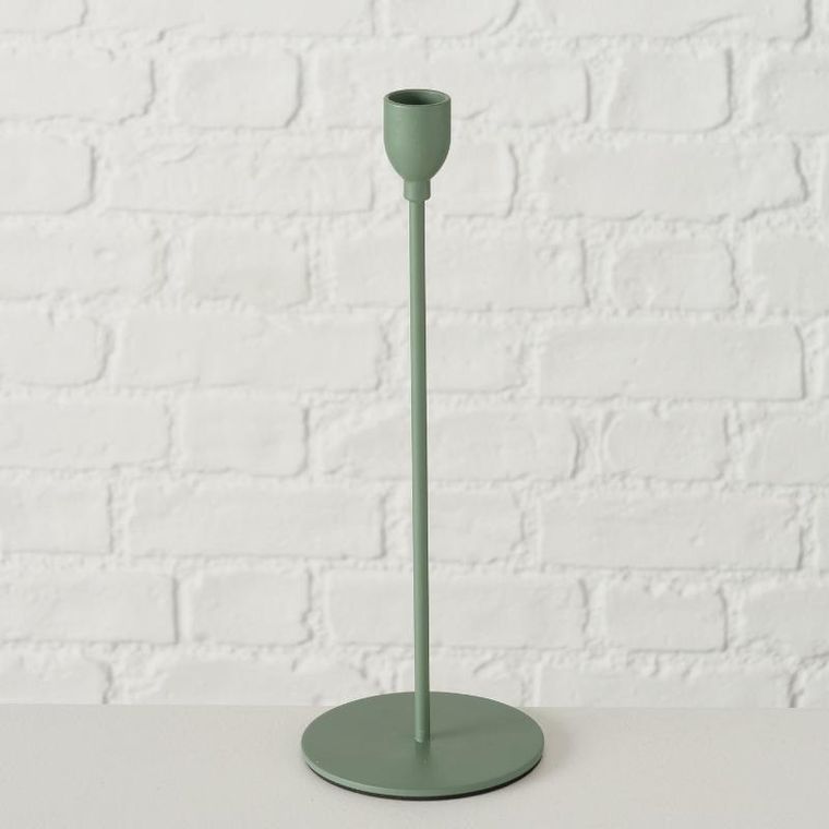 Boltze Home, metalowe świeczniki na świece obiadowe, Malte