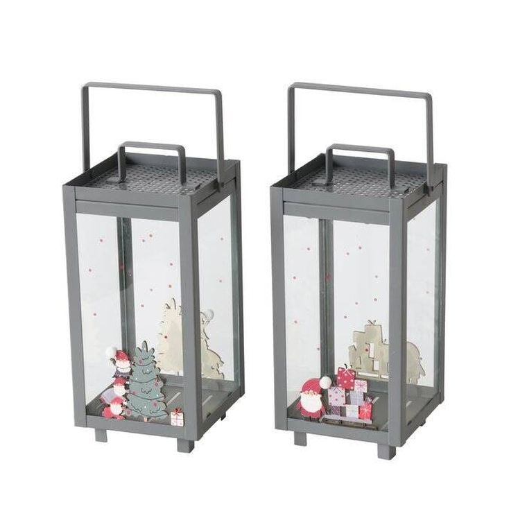 Boltze Home, Monti, świąteczny lampion na świecę, 23 cm