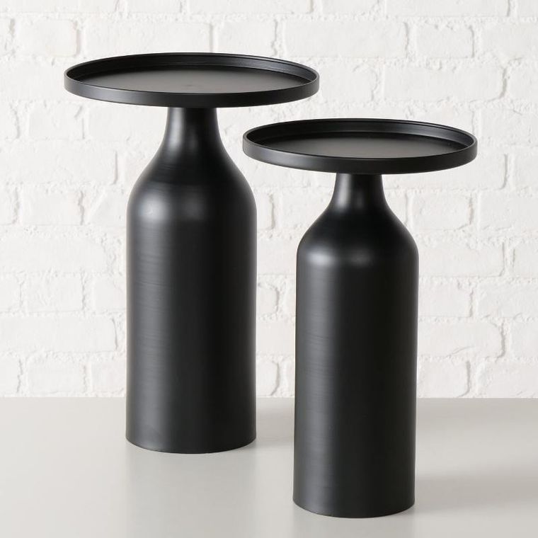 Boltze Home, Oprah, stoliki kawowe, okrągłe, 2 sztuki