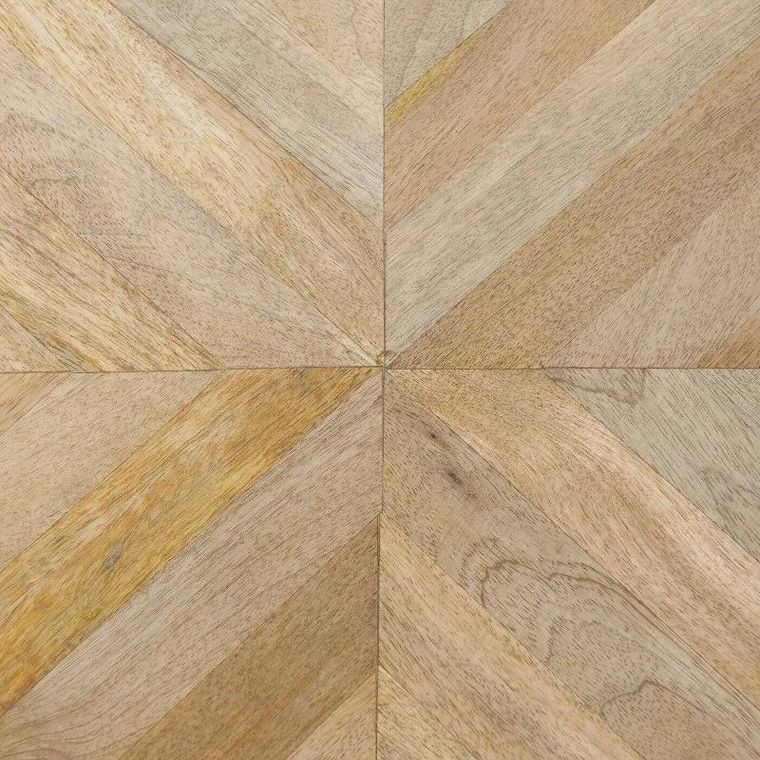 Boltze Home, stolik kawowy z blatem z drewna mango Mandi, Ø 46 cm