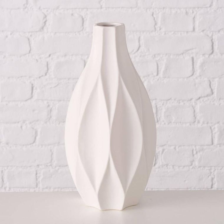 Boltze Home, wazon dekoracyjny Avantika, 30 cm, matowy