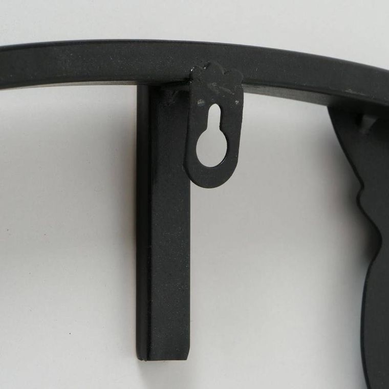 Boltze Home, zegar ścienny Union, metalowy ze złotymi wskazówkami