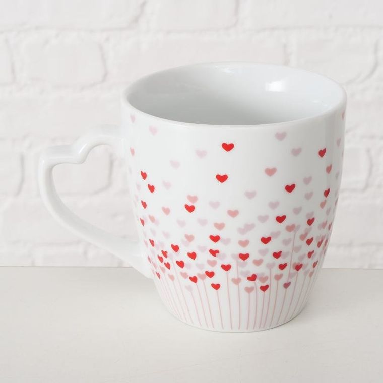 Boltze, zestaw dwóch kubków dla zakochanych, Sherine, 480 ml