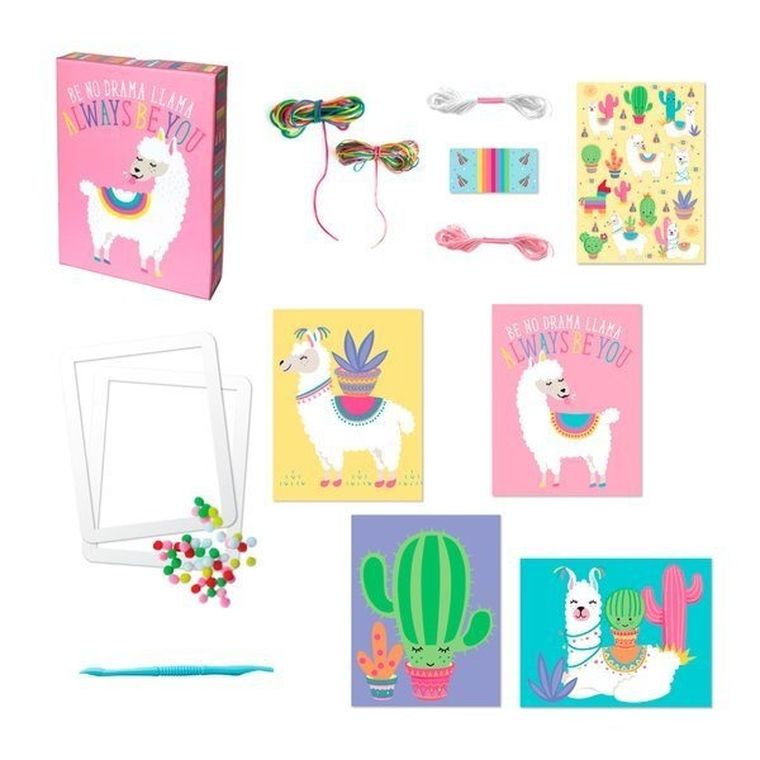 Box Candiy, Lama i pompony, zestaw artystyczny