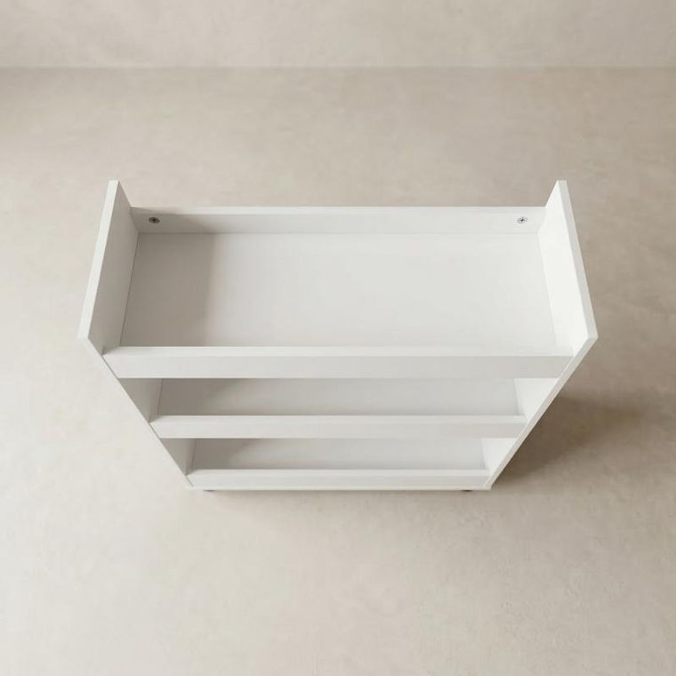 Boximo, Movo, wąski regał kuchenny na kółkach, trzy półki, 60-79-22 cm