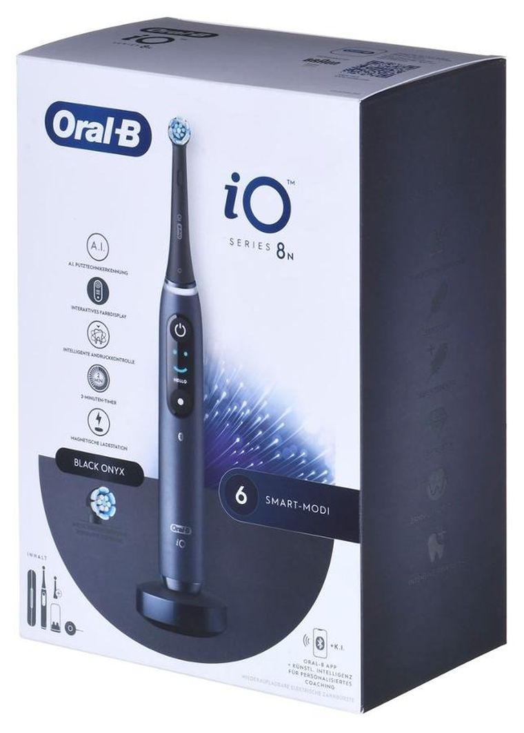 Braun, Oral-B, iO Series 8N, szczoteczka elektryczna, Black Onyx