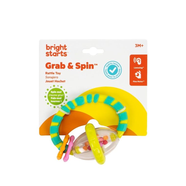 Bright Starts, grzechotka owalna, gryzak