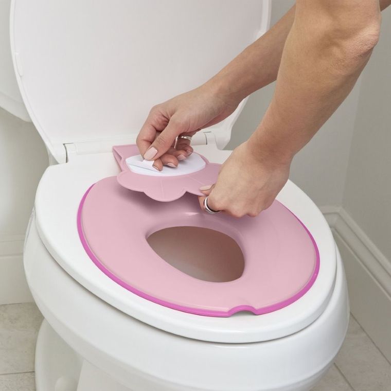 Bright Starts, Myszka Minnie, Flip & Sit, nakładka na toaletę, 18m+