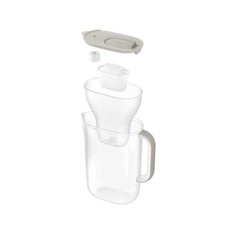 Brita, Essential XL, dzbanek filtrujący, 3 wkłady, piaskowy