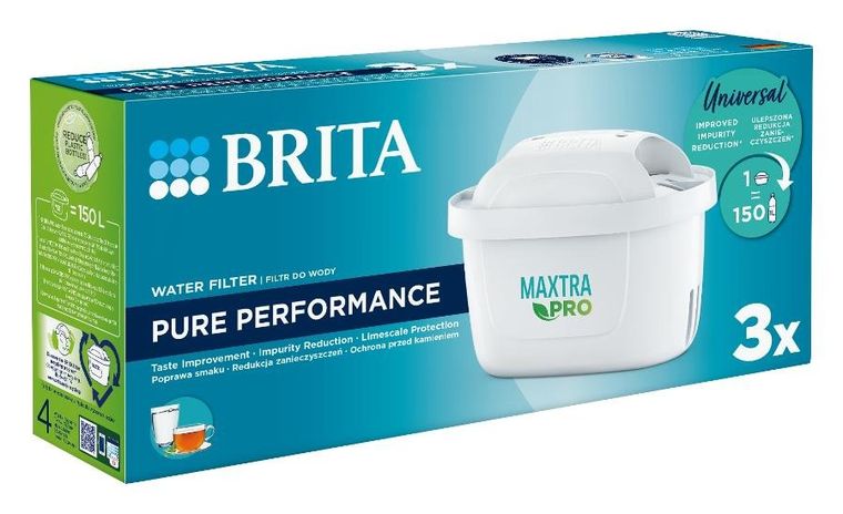 Brita, Mx+ Pro Pure Performance, filtr, 3 szt.