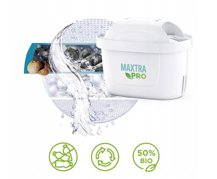 Brita, Style Essential XL, dzbanek filtrujący, filtr MX Pro PP, piaskowy, 3,6l